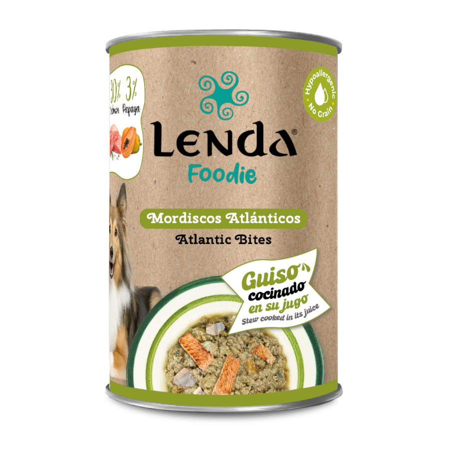 400 g Lenda Mordiscos Atlánticos lata para perros