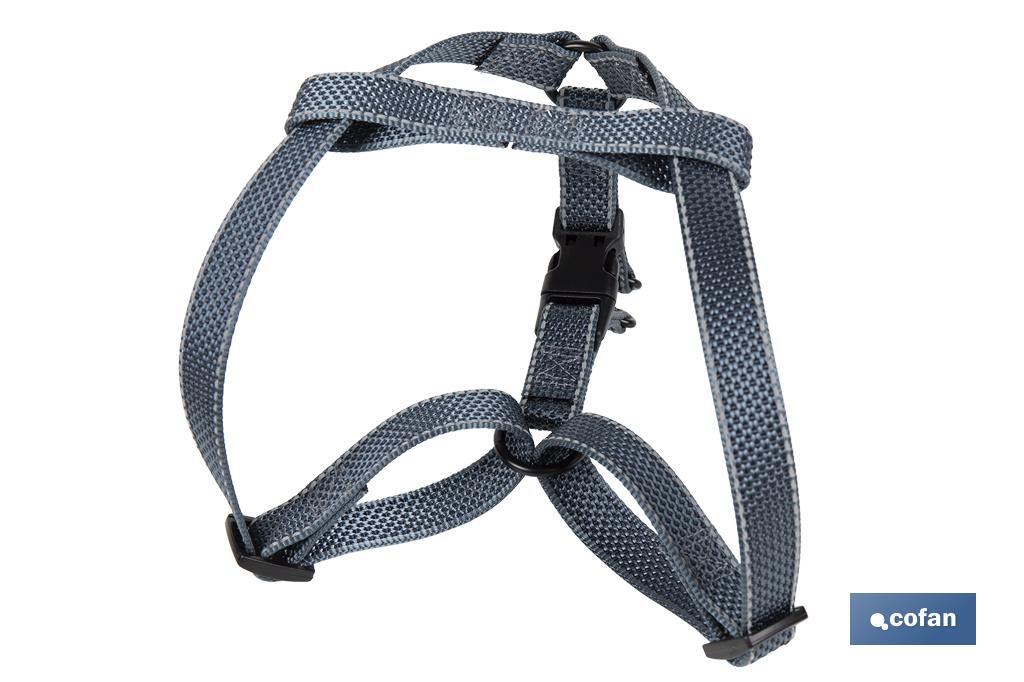 Arnés Reflectante para Perros | Color Gris | Talla L