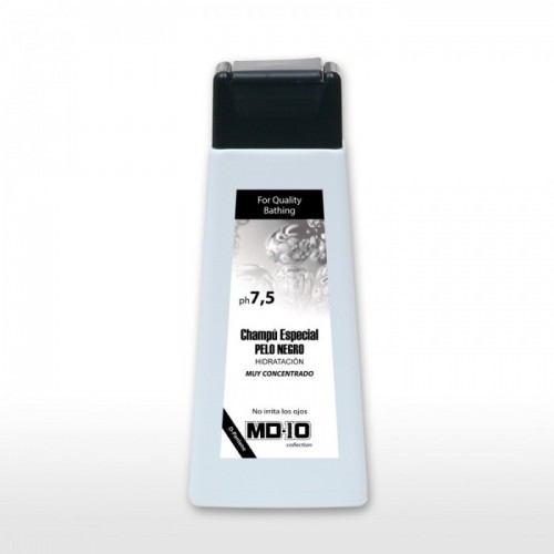 MD-10 Champú Hidratante para Perros de Pelo Negro Largo y Corto