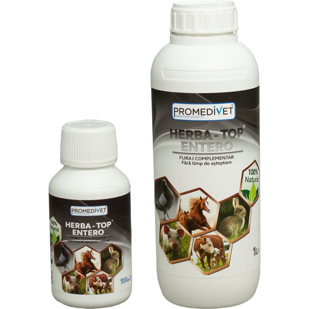 Herba-Top Entero – Probiótico para la Flora Intestinal para Gallinas y Conejos