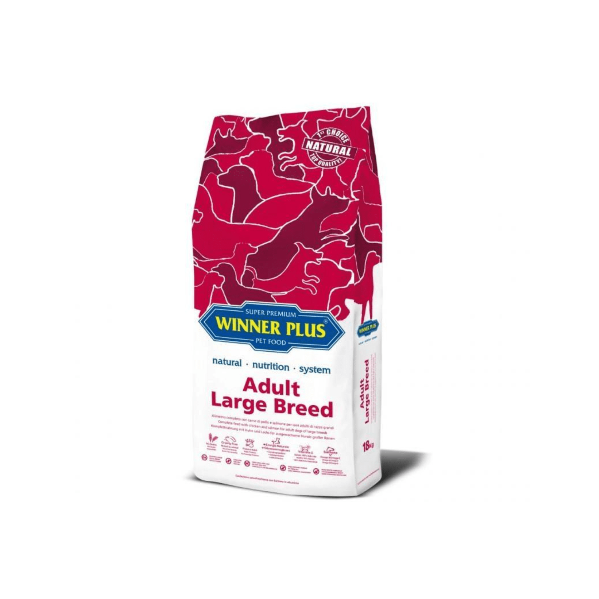 Winner Plus Pienso Monoproteico Pollo Para Perros Adultos Raza Grande 18 Kg