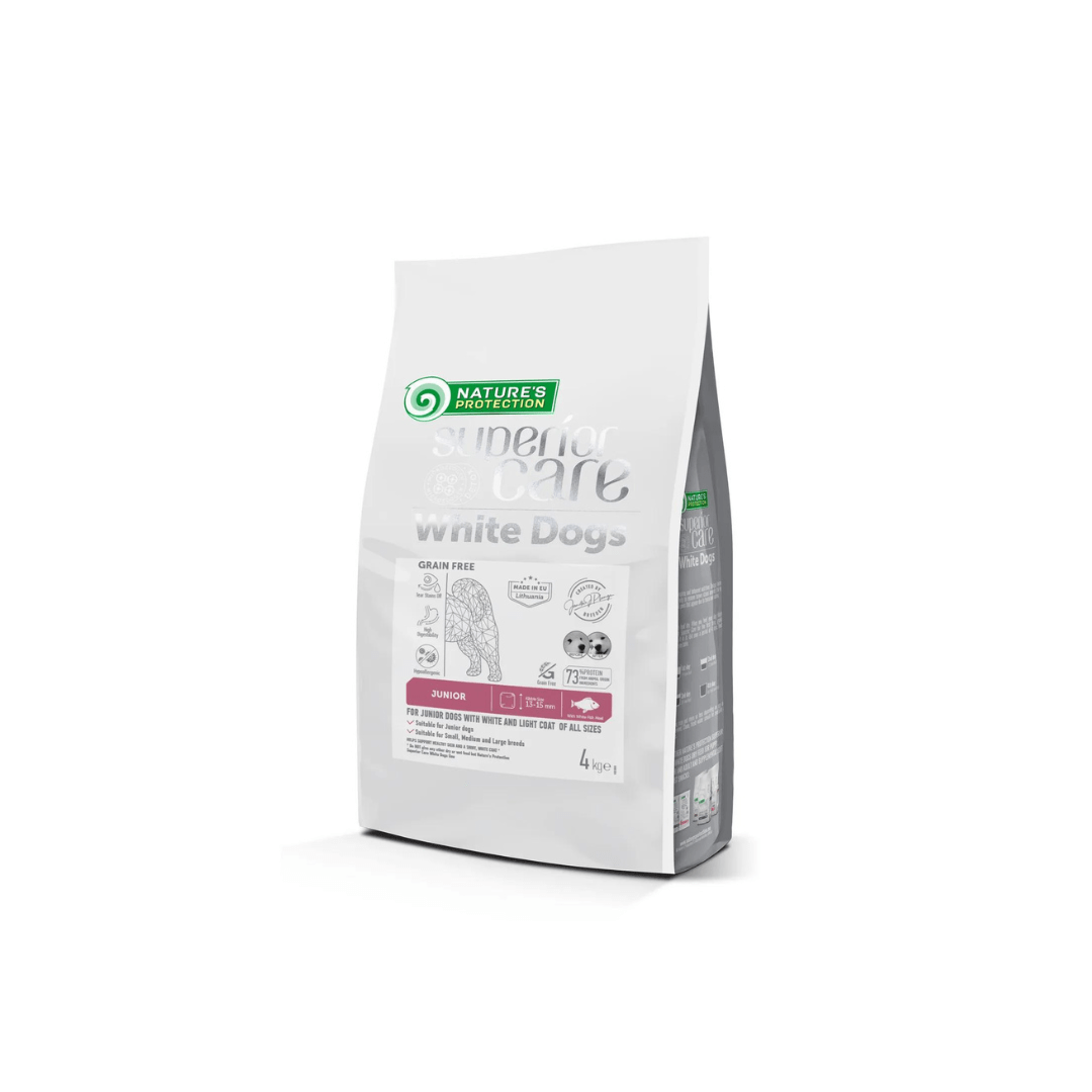 Nature’s Protection White Dog Sin Cereales Pienso Perros Junior 10 Kg
