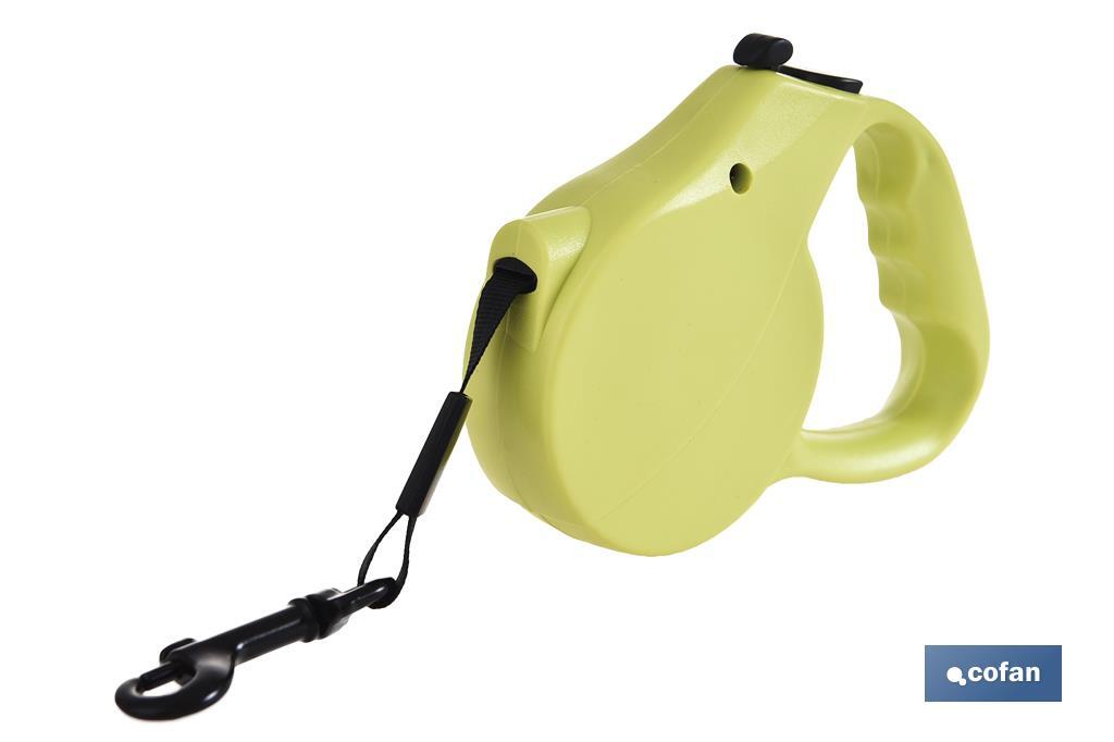 Correa Extensible para Perros | Diferentes medidas de correa | Color Verde