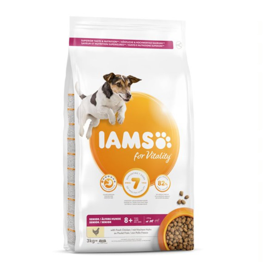 3 kg IAMS Senior Mini&Medium pienso para perros