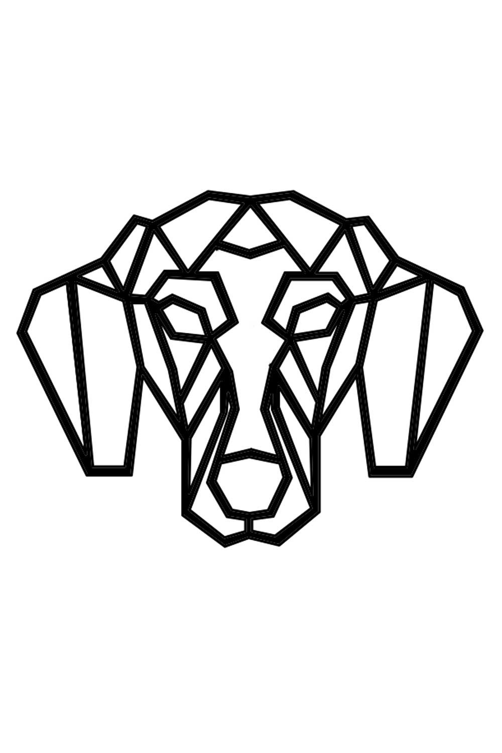 Silueta decorativa de perro raza Teckel color Blanco, , large image number null