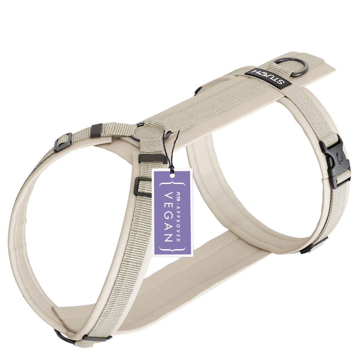 STUCH Arneses acolchado para perros (BEIGE, XS)