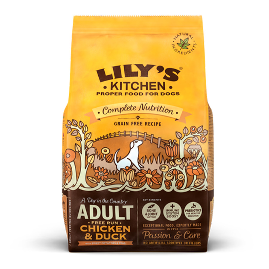 Lily's Kitchen Adult Pollo y Pato pienso para perros, , large image number null
