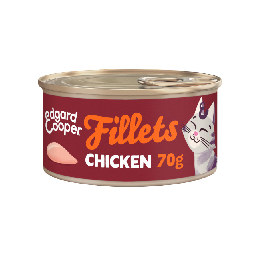Edgard & Cooper Filetes de Pollo Lata para gatos
