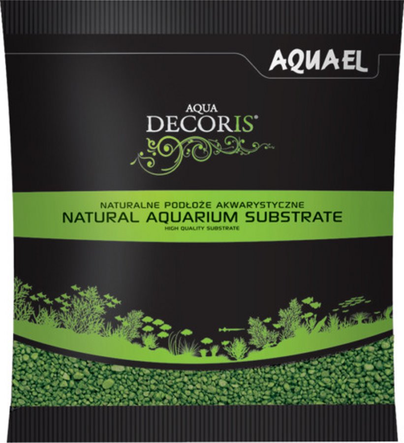 Aquael Aqua Decoris Sustrato Natural Cuarzo verde para acuarios