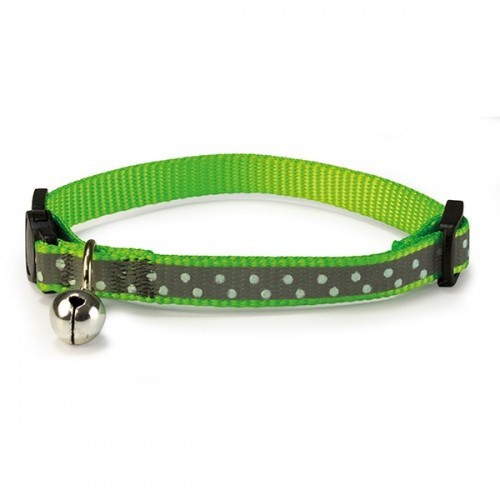 Collar reflectante para gatos color Verde, , large image number null