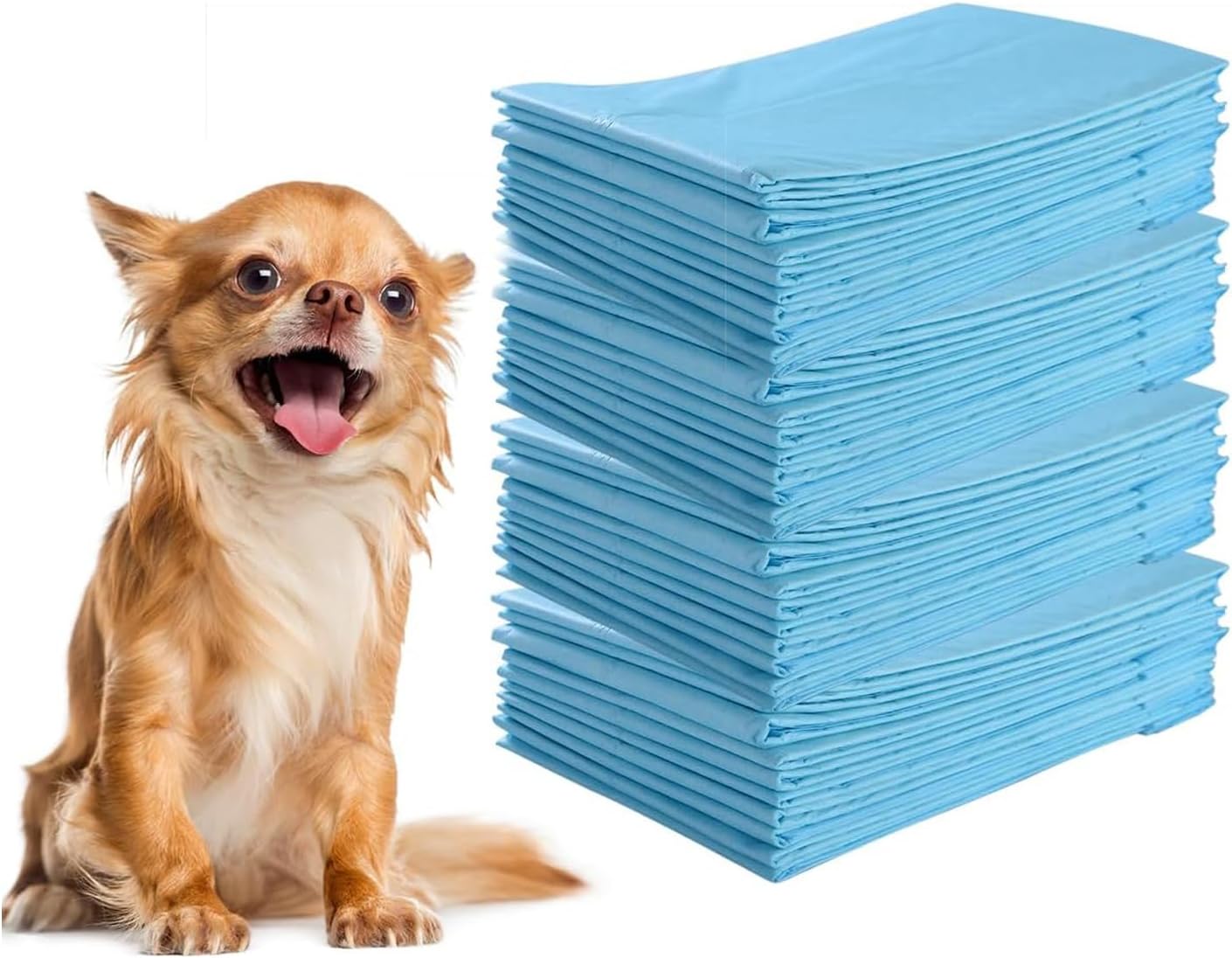 COSTWAY Almohadilla de Entrenamiento para Perros Almohadilla de Pañal Desechable Almohadilla de Higiene para Carros Gatos (60x40cm, 300 Piezas)