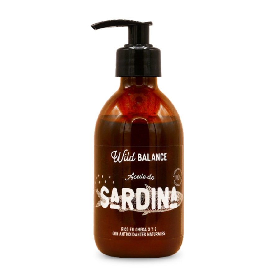 250 ml Wild Balance Aceite de Sardina para perros y gatos