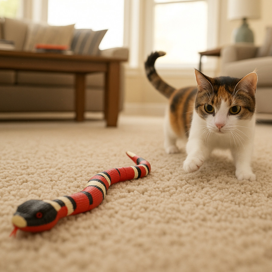 Tootoy! Serpiente Interactiva con Movimiento para gatos