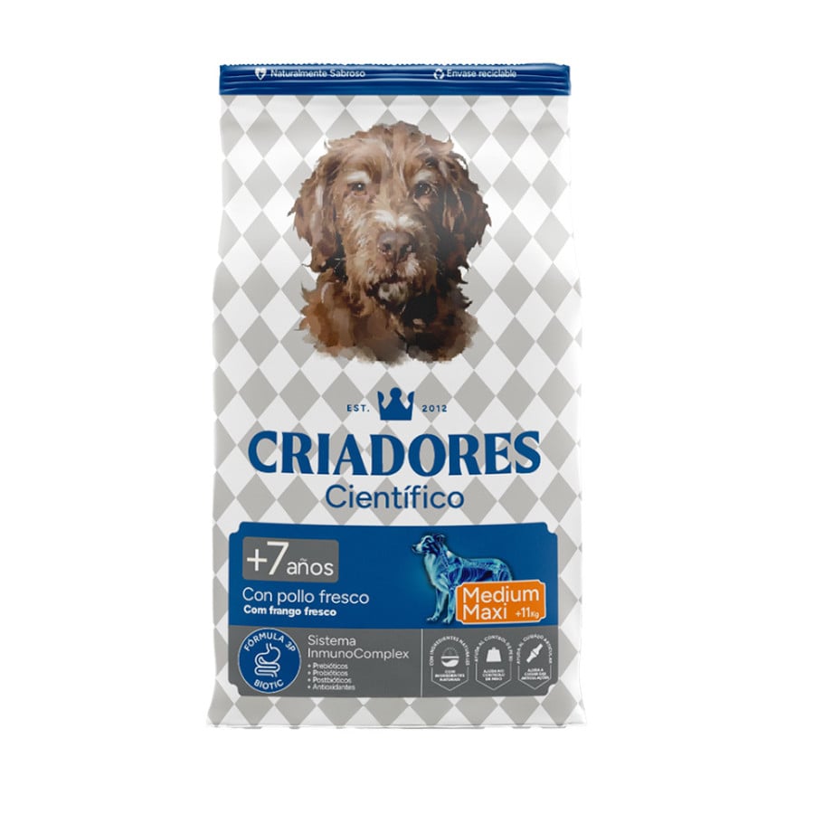 Criadores Científico Senior Pienso para perros de razas medianas y grandes