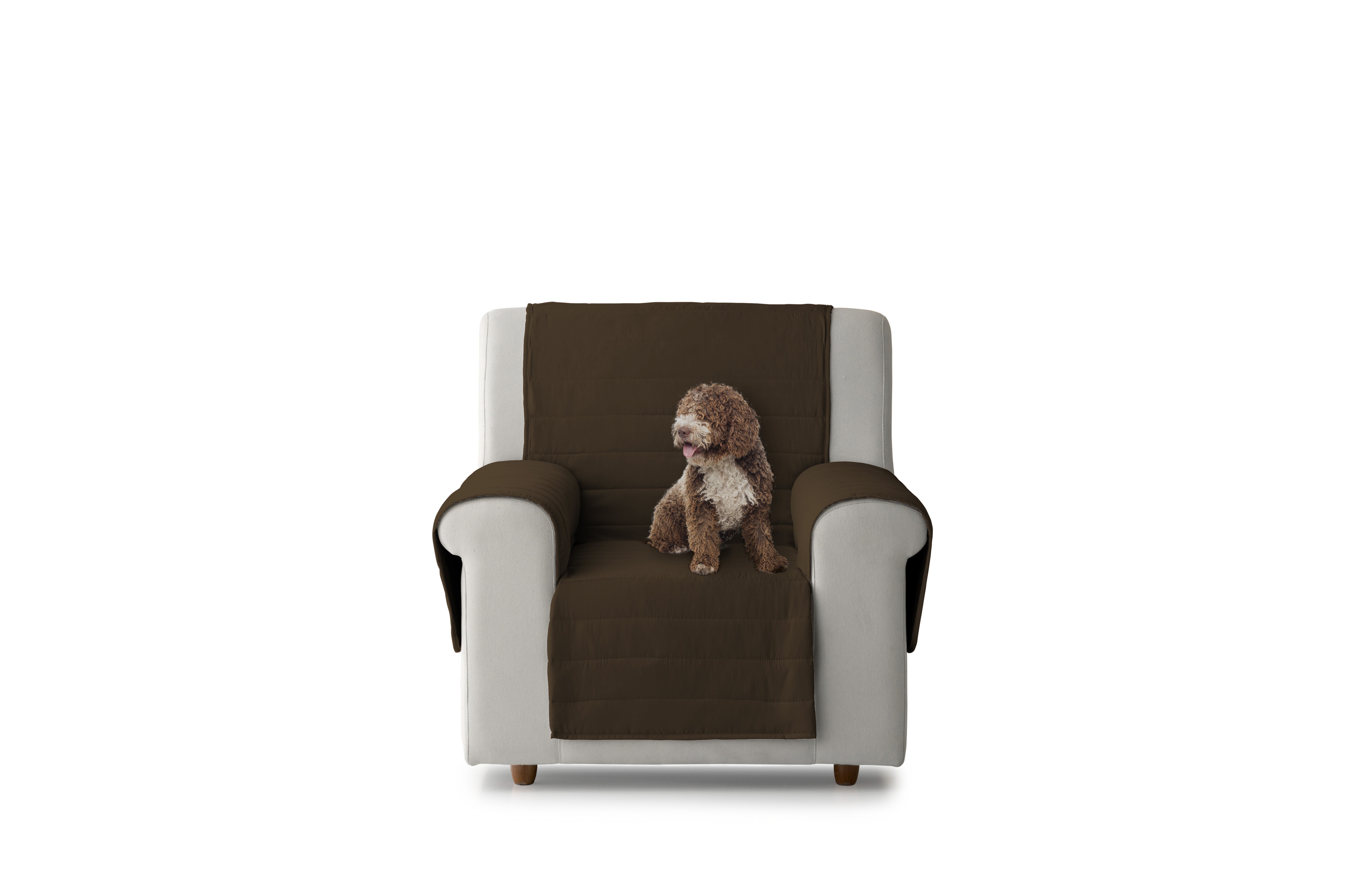 Cubre sillón acolchado para perros reversible Roma, , large image number null