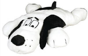 Bonzo perro peluche para Snugglesafe heat pad