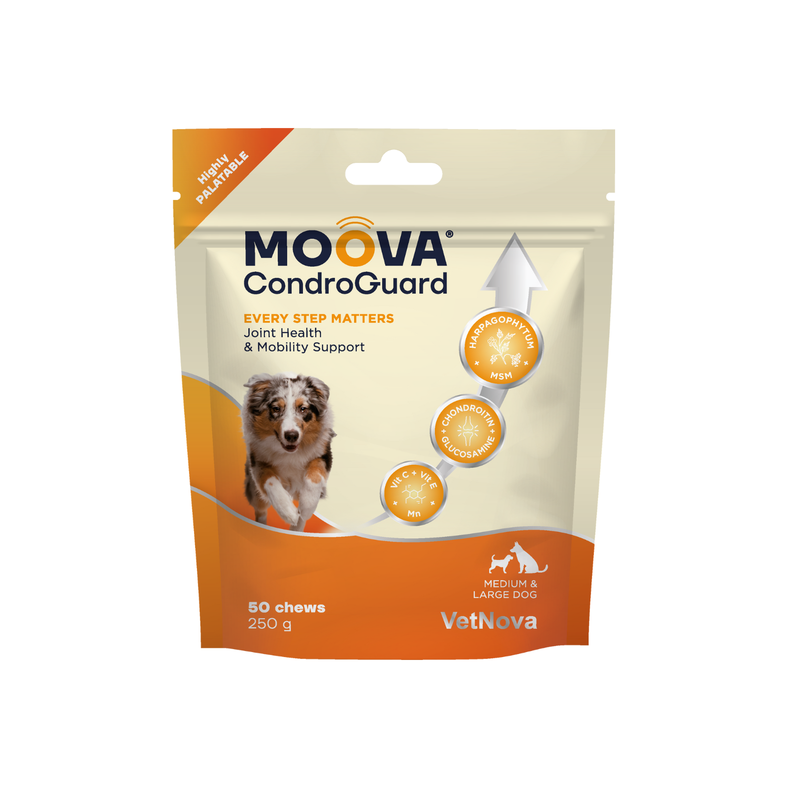 MOOVA® CondroGuard Medium & Large dogs 50 chews