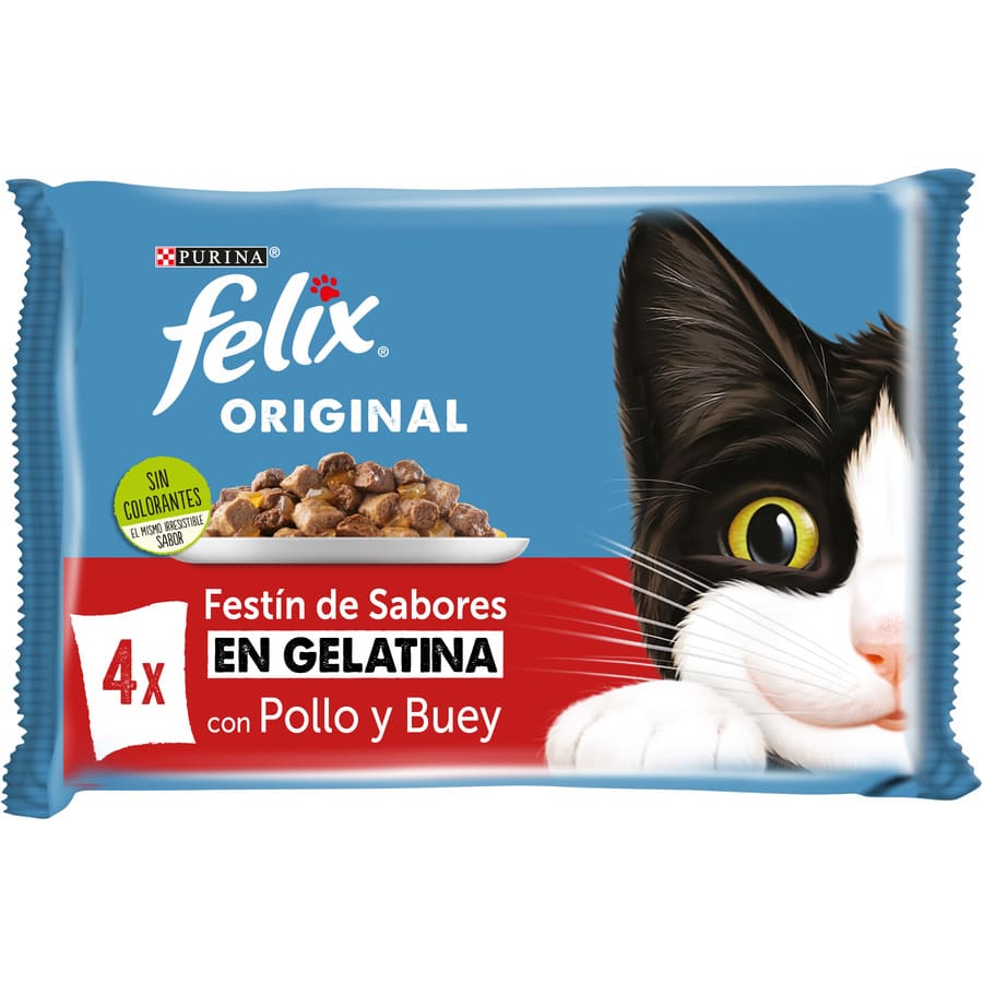 Felix Sensations Selección de Carnes sobres en gelatina - Multipack, , large image number null