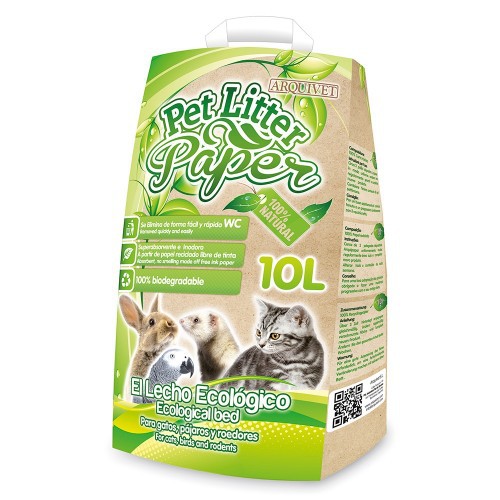 Lecho Pet Litter Paper mediano olor Neutro, , large image number null
