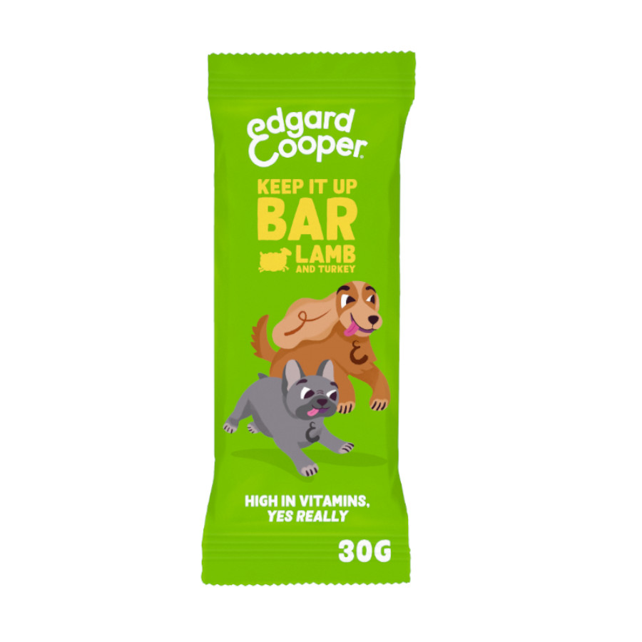 6 barritas Edgard Cooper Barritas de Cordero y Pavo snack para perros ¡Pack ahorro!
