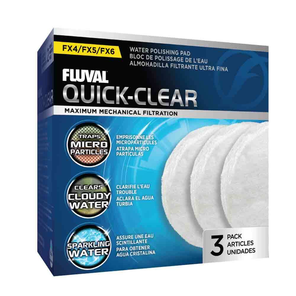 Fluval Quick ClearAlmohadilla Ultra Fina FX, 3uds