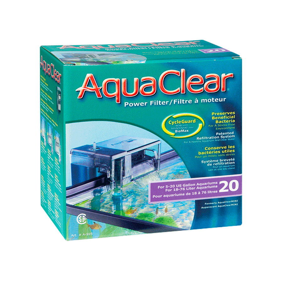 Aquaclear Filtro Mochila con 3 etapas para acuarios, , large image number null
