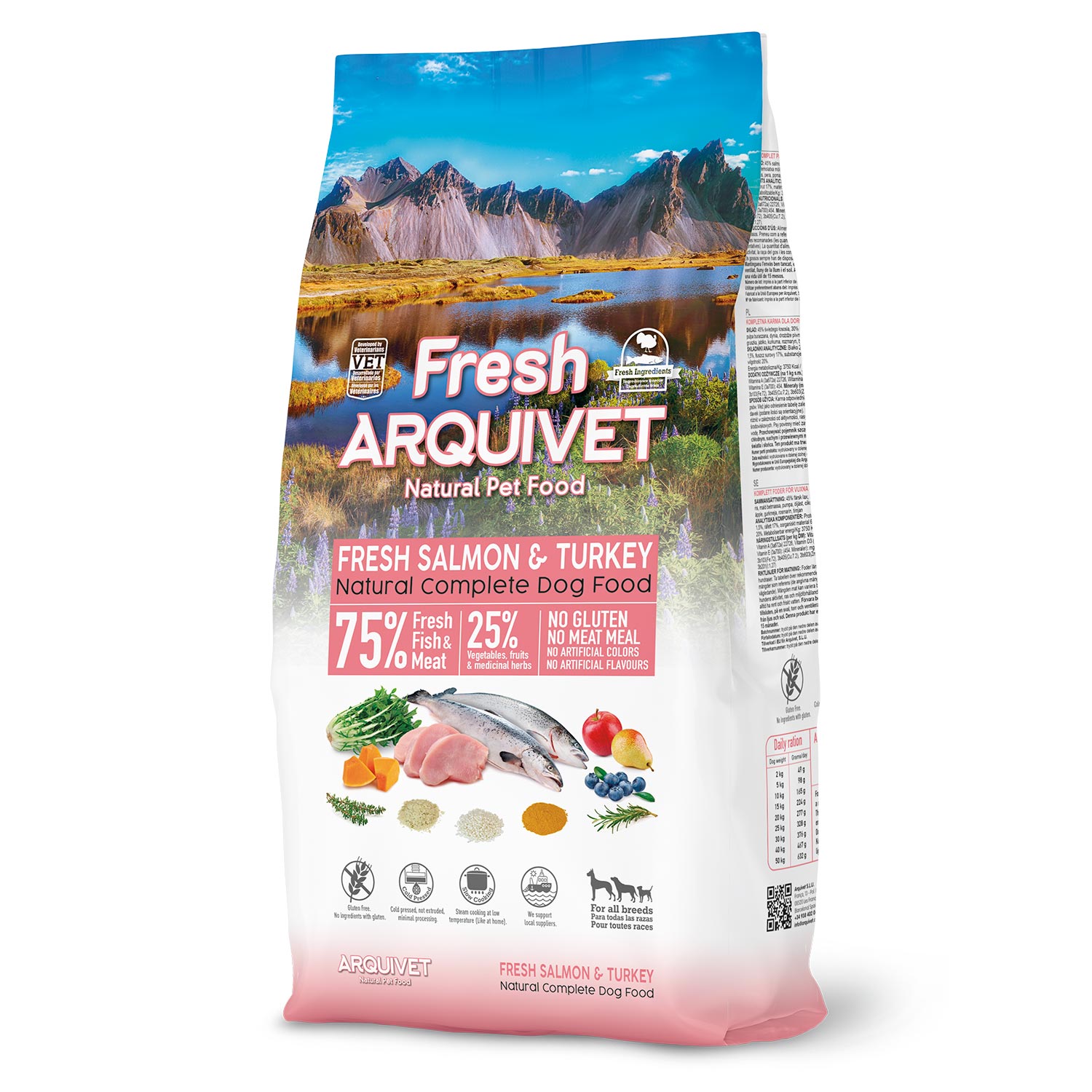 Arquivet Fresh Salmon & Turkey 2,5 Kg
