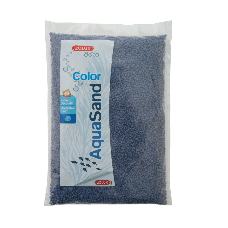 1 kg Zolux AquaSand Azul Ultramarino para acuarios