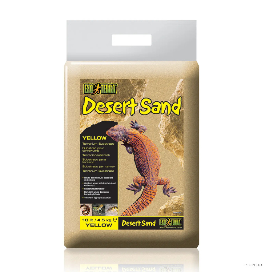 Exo Terra Arena Desierto Amarilla Terrario para reptiles