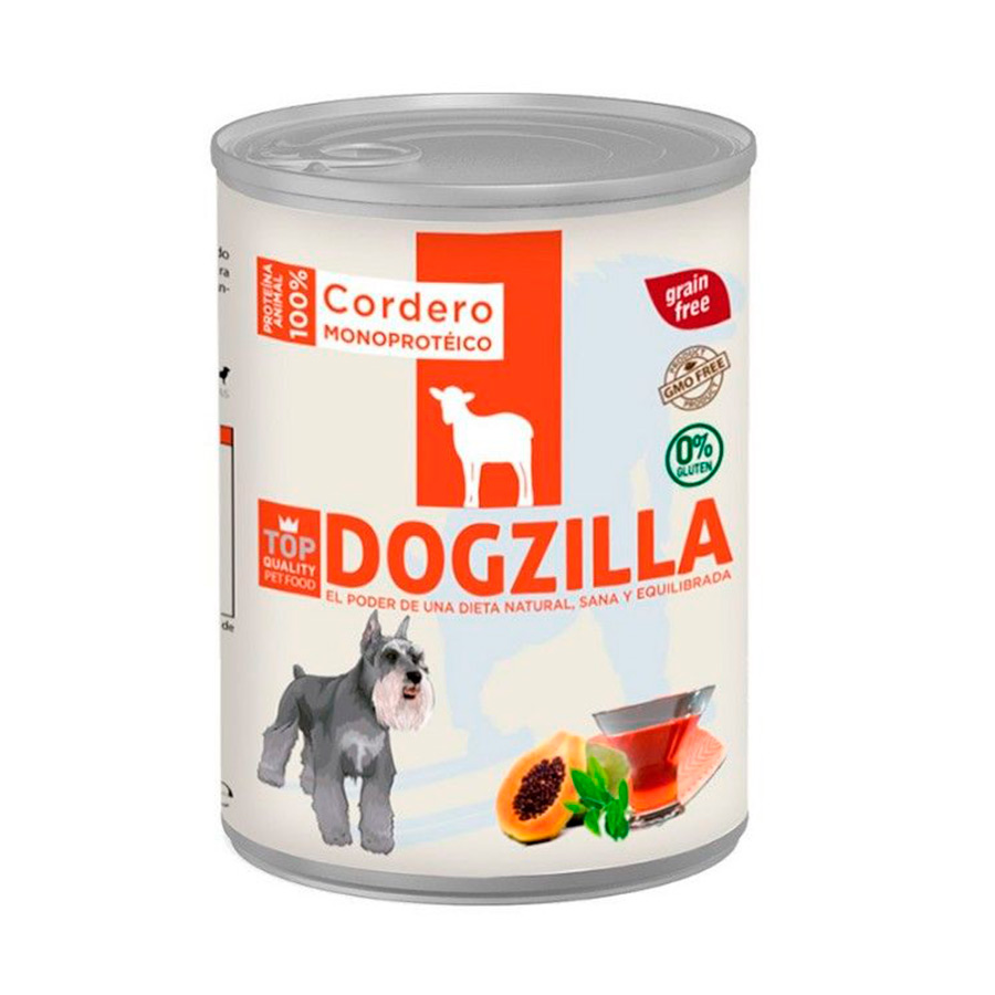 12 latas x 400 g Dogzilla Cordero lata para perros ¡Pack ahorro!