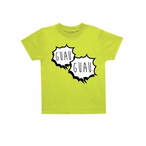 Camiseta niño/a "Guau, guau" color Verde, , large image number null