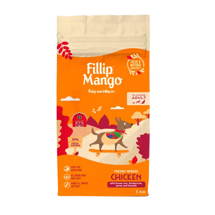 Fillip Mango Pienso Pollo y Arroz para perros adultos