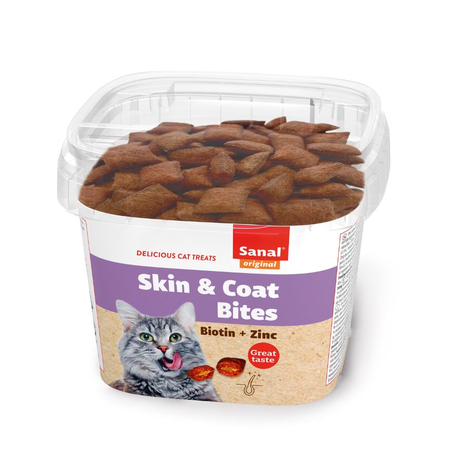 SANAL GATO BOTE SKIN&COAT  BITES 75 GR