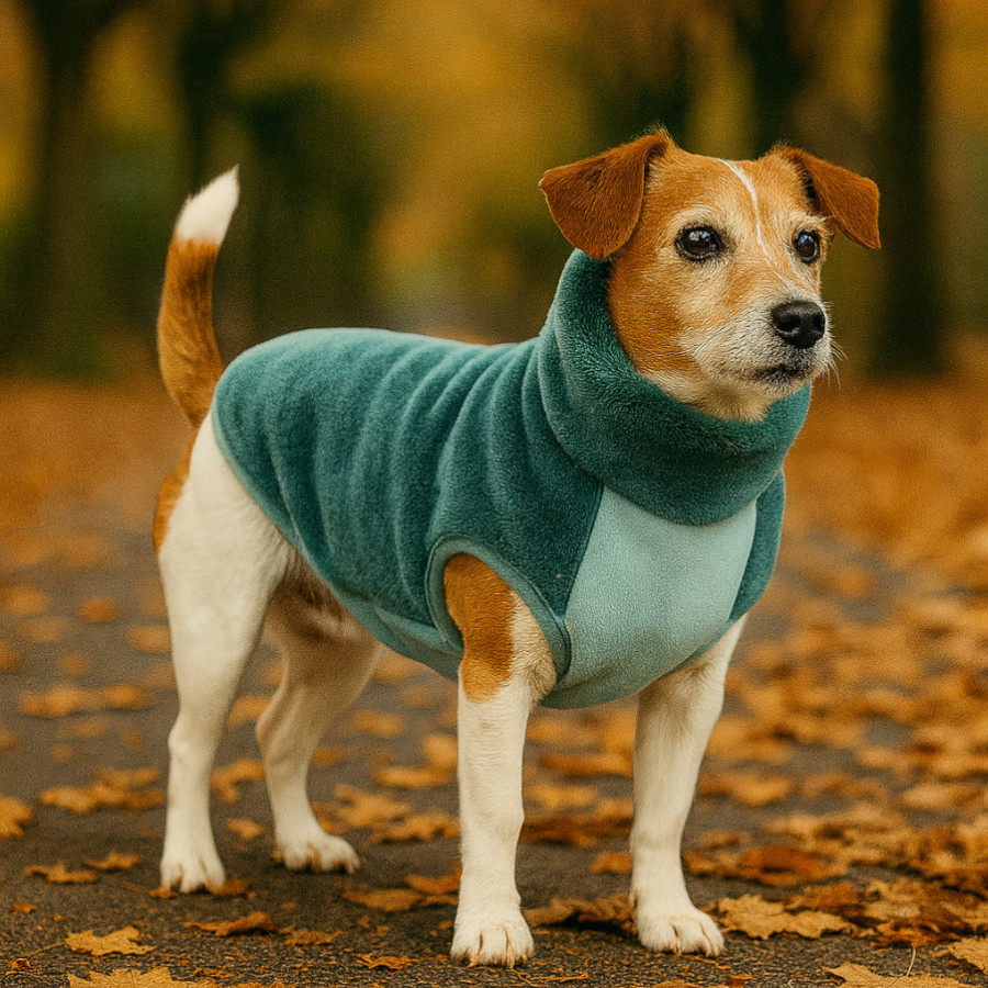 Outech Forro Polar Aguamarina para perros