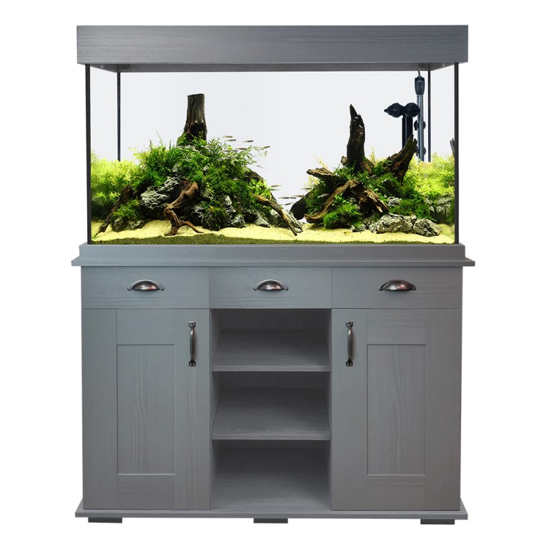 Acuario Kit Fluval Shaker 160 L, Gris