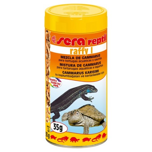 Alimento tortugas acuaticas y lagartos SERA raffy I