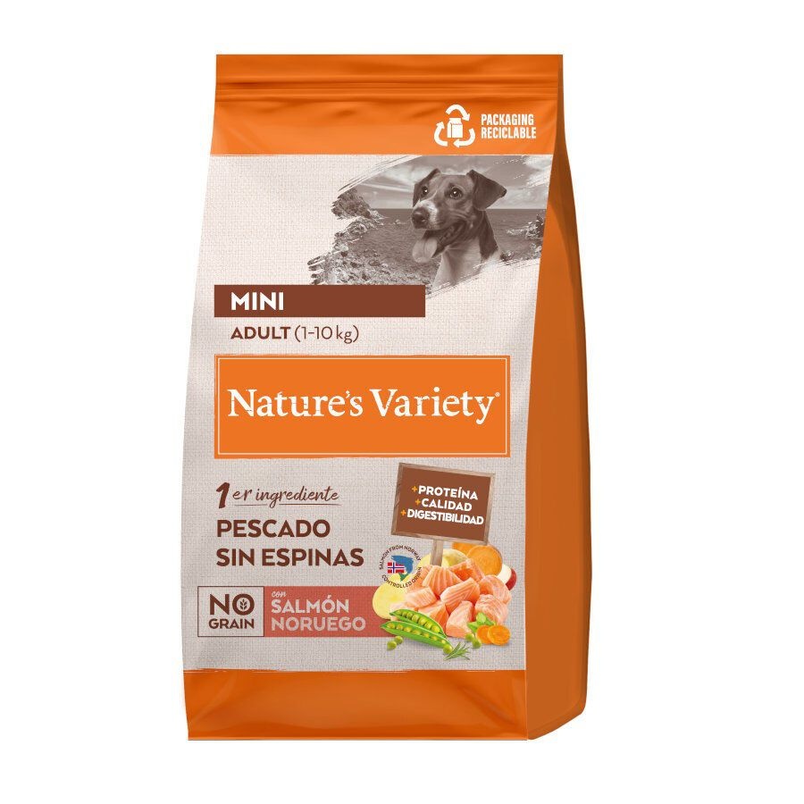 Nature's Variety No Grain Adult Mini Salmón pienso para perros