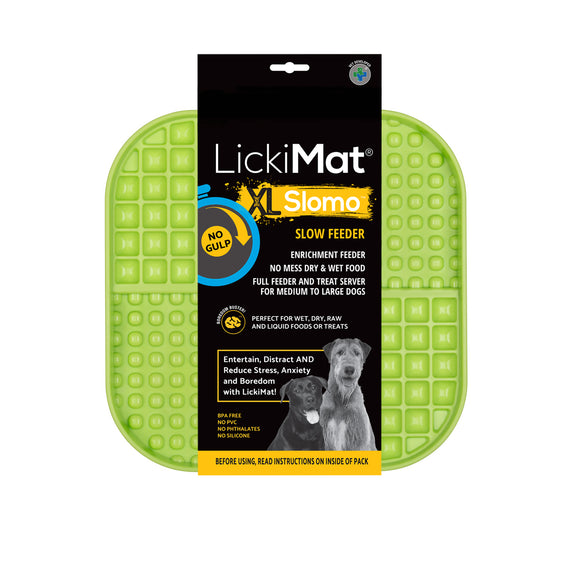 Comedero LickiMat Slomo Verde para perro