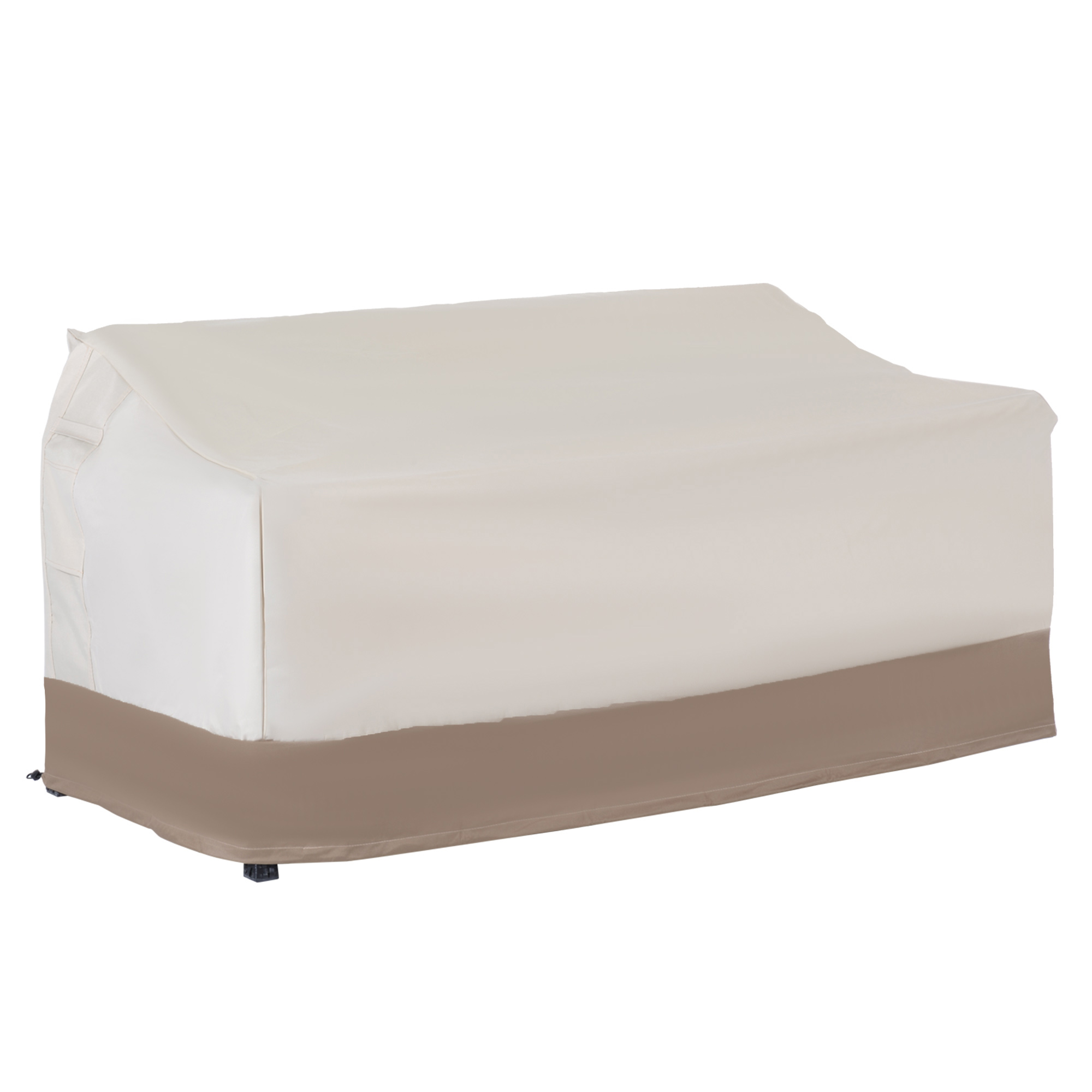Outsunny Funda Protectora para Banco 2-3 Plaza Cubierta de Muebles Impermeable Exterior Jardín Protección contra Lluvia y Sol 152x87x59/79cm 600D Tela