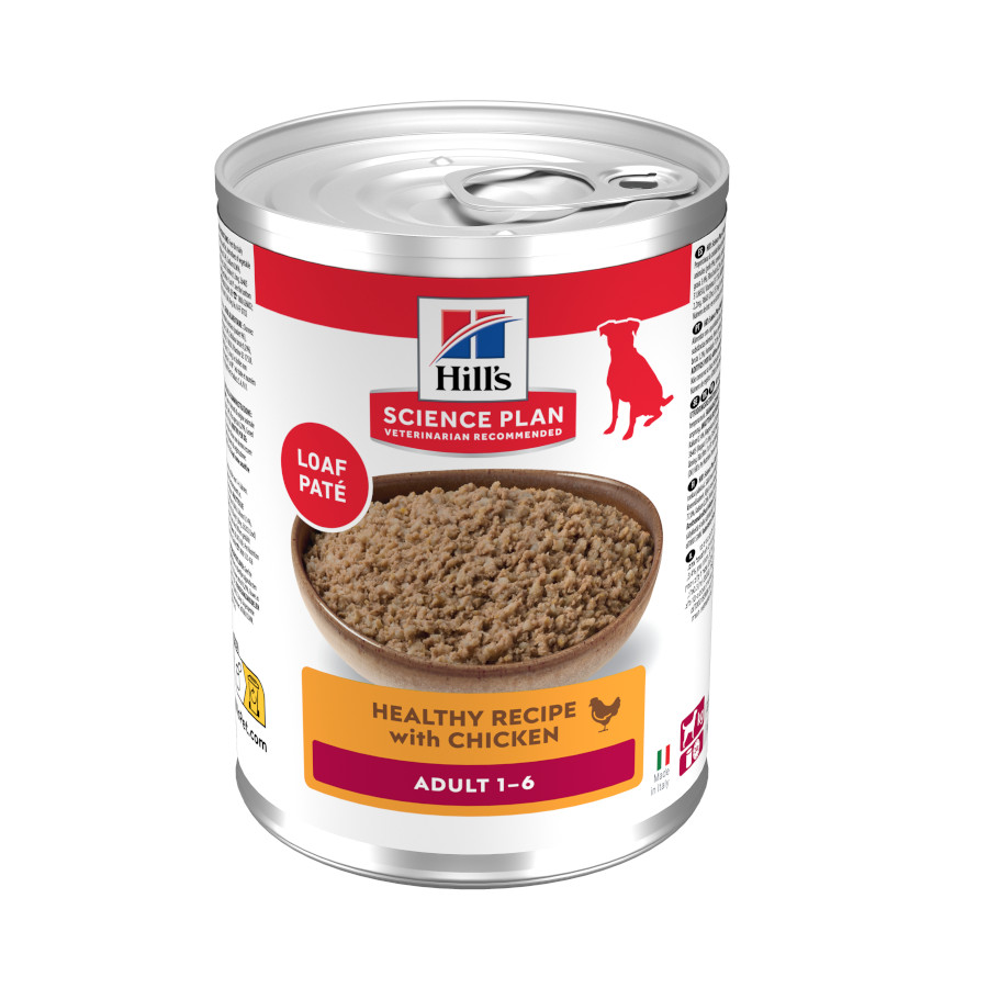 24 latas x 370 g Hill’s Science Plan Adult pollo lata para perros ¡Pack ahorro!