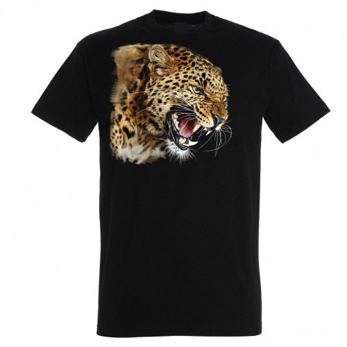 Camiseta Leopard color Negro, , large image number null