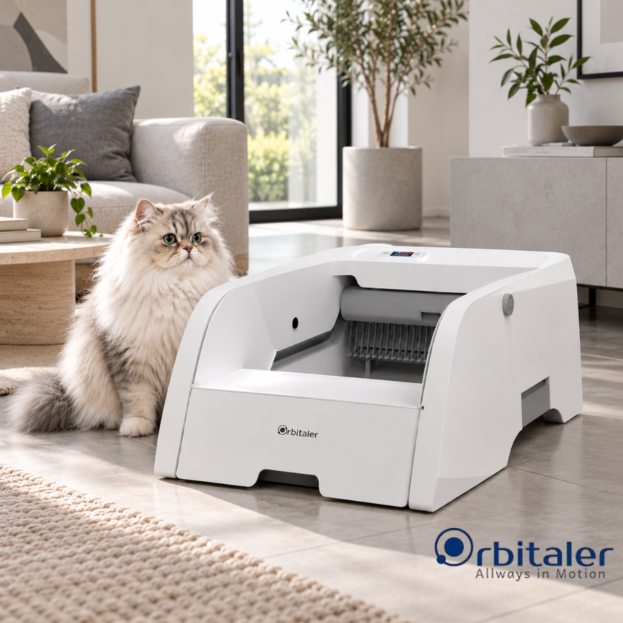 Orbitaler Yupiter AstroClean 5000 Arenero Bandeja Autolimpiable para gatos