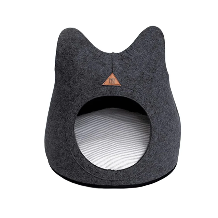 Pet and Co Cueva De Cama De Lana Antracita Nala - Gatos