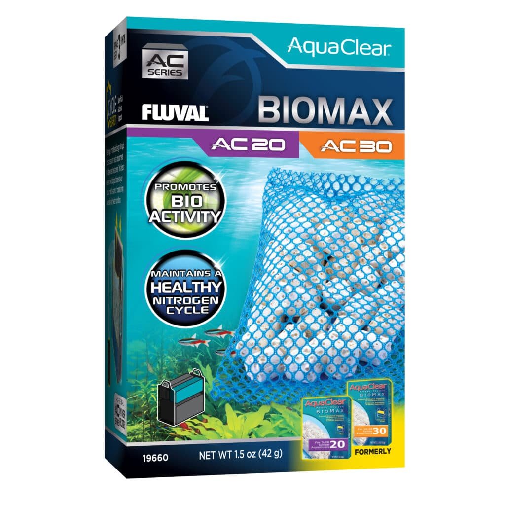 Carga Biomax para filtros mochila para acuario Fluval AquaClear AC20/30, 1pc