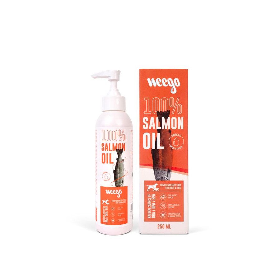 Weego Aceite de Salmón para perros y gatos