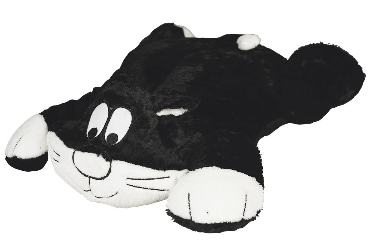 Bruno Snugglesafe peluche gato para cama caliente