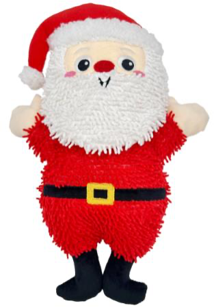 FOFOS Papá Noel Resistente – Juguete de Navidad para Perros