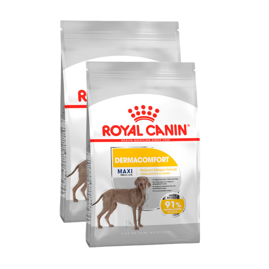 2 x 12 kg Royal Canin Dermacomfort Maxi pienso para perros ¡Pack ahorro!