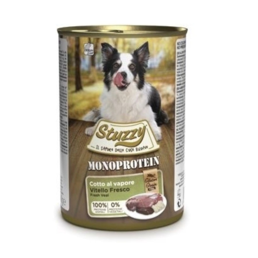 400 g Stuzzy Monoprotein Ternera lata para perros
