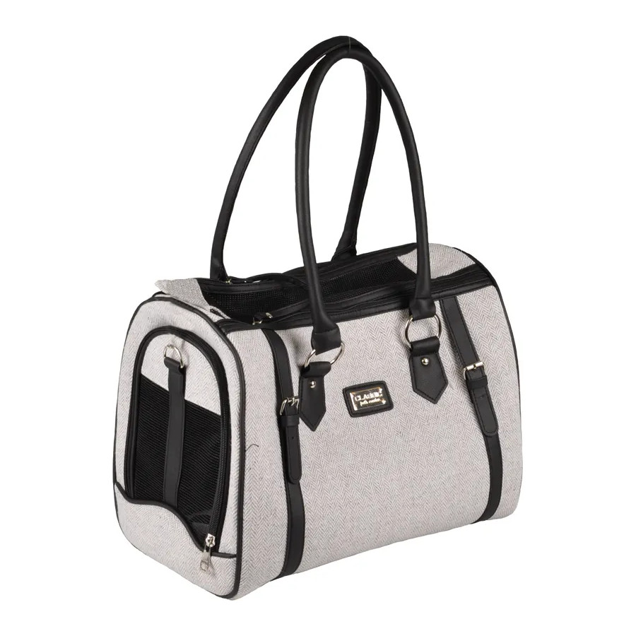 Flamingo Tatjana Bolsa Transportín Gris para perros